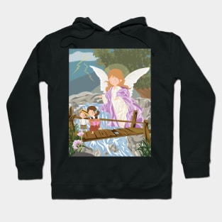 Guardian Angel with children Hoodie